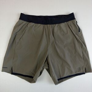 Whoop Any-Wear Perfoance Shorts Mens L 30x6  Green Liner Stretch Sensor Pocket